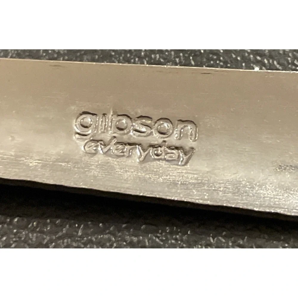 Gibson Everyday Hammered Stainless‎ Mixed Flatware Replacements Set Of 23
